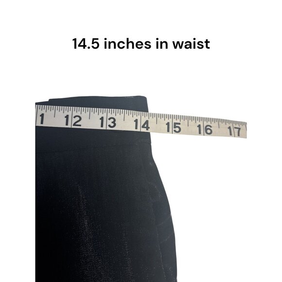 Vintage Black High-Waisted Pleated Trousers For Women - Picture 6 of 8